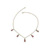 NO RESERVE | ANTIQUE GARNET, DIAMOND AND SEED PEARL NECKLACE - Foto 4