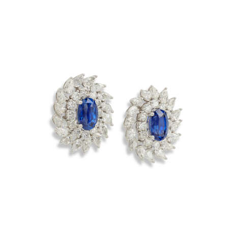 SAPPHIRE AND DIAMOND RING AND EARRING SET - Foto 3