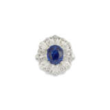SAPPHIRE AND DIAMOND RING AND EARRING SET - Foto 5