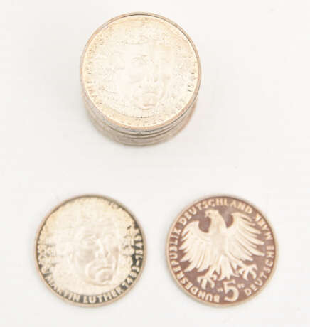 SILBER KONVOLUT, Verschiedene Münzen, 267 gramm (1) - Foto 13