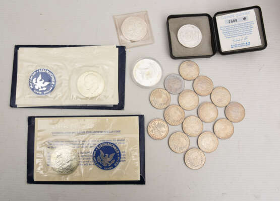SILBER KONVOLUT, Verschiedene Münzen, 267 gramm (1) - Foto 15