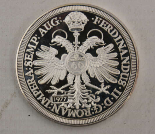 SILBER KONVOLUT, Verschiedene Münzen, 267 gramm (1) - Foto 19