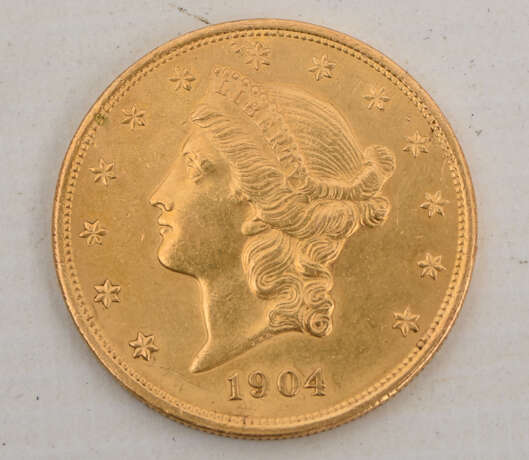 GOLDMÜNZE, LIBERTY 20$ 1904 (2) - photo 1