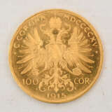 GOLDMÜNZE, 100 Corona 1915 Österreich Münze, Franz Joseph I (10) - photo 1