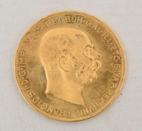 GOLDMÜNZE, 100 Corona 1915 Österreich Münze, Franz Joseph I (10) - photo 2