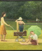 Richard Gale ( 1946 ). Richard Gale (1946). Familie im Park