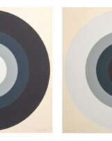 Ursula Graeff-Hirsch (1929 Düsseldorf). Paar Grafiken, Disk A-73 und Disk B-73