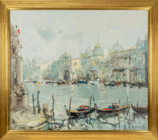 Ingfried Paul Henze-Morró (1925 Leipzig - 2013 Gardasee). Canal Grande in Venedig - Foto 1