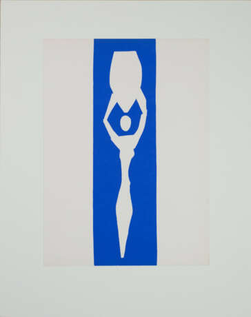 Henry Matisse (1869 Le Cateau-Cambrésis - 1954 Nizza). 4-tlg., Konvolut Grafiken der Scherenschnittserie 'Nu bleu' - Foto 3