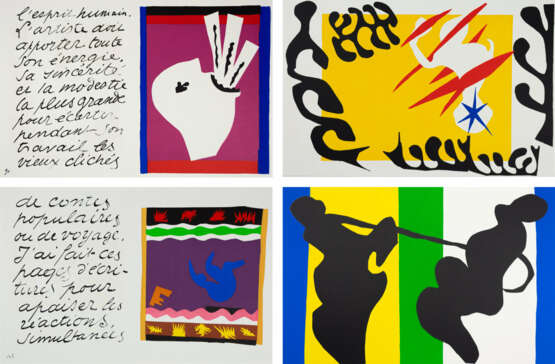 Henry Matisse (1869 Le Cateau-Cambrésis - 1954 Nizza). 4-tlg., Konvolut Grafiken - фото 1