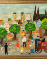 Sophia Marx (1896 - 1985, Deutschland). Der Drehorgelmann