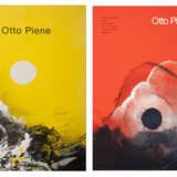 Otto Piene (1928 Bad Laasphe - 2014 Berlin). Paar Ausstellungsplakate der Galerie Heimeshoff - Foto 1