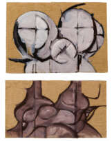 Hans Werdehausen (1910 Bochum - 1977 Bödexen). Paar Collagen