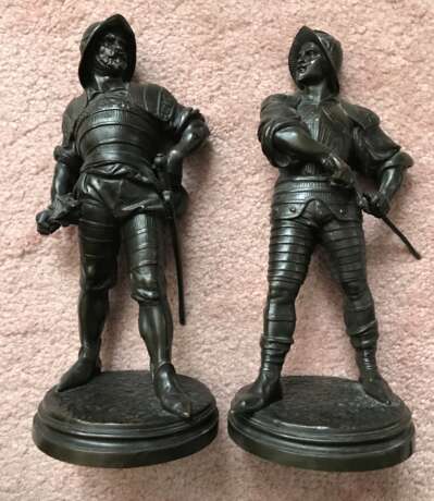 “A pair of sculptures the Warriors. France XIX century” - photo 1