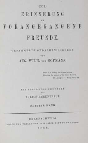 Hofmann,A.W.v. - фото 1