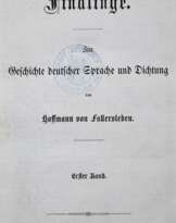 Hoffmann von Fallersleben,(A.H.).
