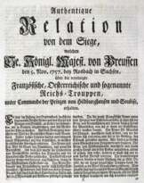 Siebenjähriger Krieg.