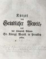 Siebenjähriger Krieg.