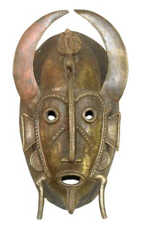 Bronze Vogelmaske der Senufo. - Foto 1
