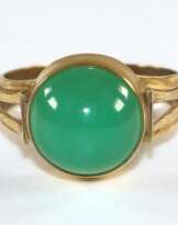 Idar Oberstein Chrysoprasring