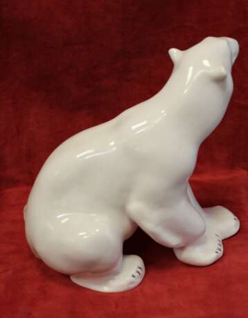 Статуэтка "Белый медведь" ЛФЗ XX век - фото 4