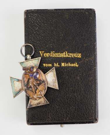 Bayern : Verdienstorden vom hl. Michael, Verdienstkreuz, im Etui. - photo 1