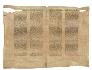 Bifolium from a large Bible