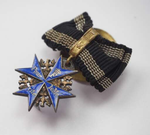 Preussen : Orden Pour le Mérite, für Militärverdienste, Miniatur. - фото 2