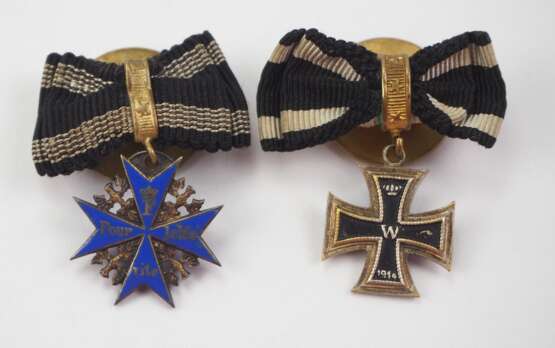 Preussen : Orden Pour le Mérite, für Militärverdienste, Miniatur. - фото 3