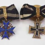 Preussen : Orden Pour le Mérite, für Militärverdienste, Miniatur. - Foto 3