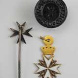 Preussen : Ritterlicher Orden St. Johannis zu Jerusalem, Balley Brandenburg, 3 Miniaturen. - Foto 2
