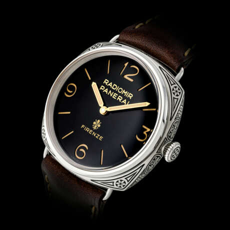 PANERAI, REF. PAM00672, LIMITED EDITION OF 99 PIECES, STAINLESS STEEL, RADIOMIR FIRENZE 3 DAYS ACCIAIO - photo 1