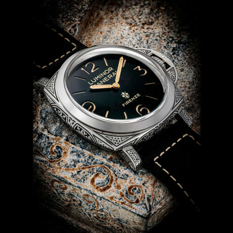 PANERAI, REF. PAM00972, LIMITED EDITION OF 99 PIECES, STAINLESS STEEL, RADIOMIR FIRENZE 3 DAYS - photo 1
