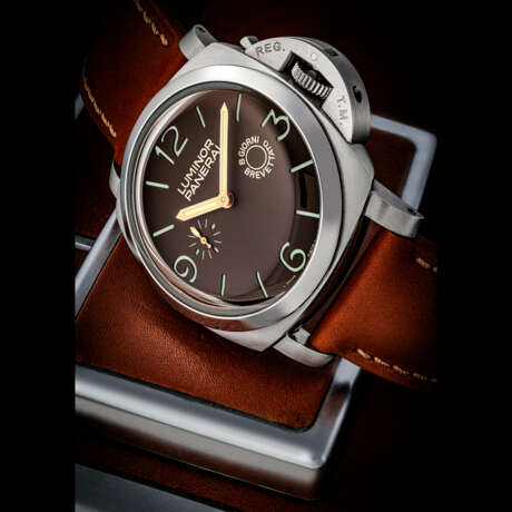 PANERAI, REF. PAM 00203, LIMITED EDITION OF 150 PIECES, LUMINOR 1950 8 DAYS WITH ANGELUS MOVEMENT - Foto 1