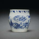 A RARE INCISED BLUE AND WHITE `ANTIQUES` OVOID JAR - photo 2