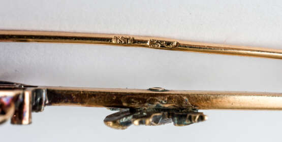AN AMAZING RUSSIAN BROOCH WITH FROG - photo 3