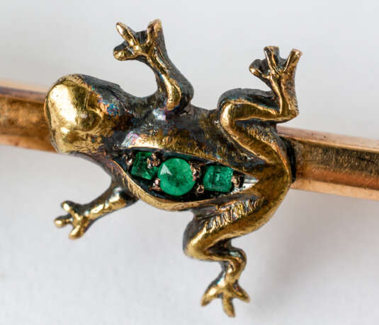 AN AMAZING RUSSIAN BROOCH WITH FROG - photo 4