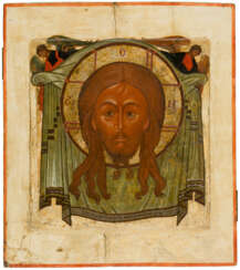 LARGE RUSSIAN ICON SHOWING THE MANDYLION OF CHRIST