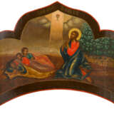 VERY LARGE RUSSIAN ICON SHOWING CHRIST ON THE MOUNT OF OLIVES - Foto 1