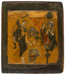 RUSSIAN ICON SHOWING THE BEHEADING OF ST. JOHN THE BAPTIST