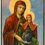 RARE GREEK ICON SHOWING ST. ANNA AND HER DAUGHTER MARY - фото 1