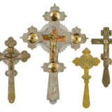 FOUR RUSSIAN BENEDICTION CROSSES - Foto 1