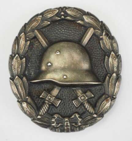 Verwundetenabzeichen, 1918, für die Armee, in Silber - 800er Silber. - photo 2