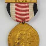 Kriegsdenkmünze für Deutsch Südwest Afrika, in Bronze mit Gefechtsspange AUOB. - photo 1