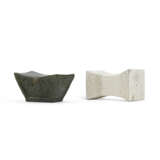 A WHITE-GLAZED PILLOW AND A GREEN-GLAZED PILLOW - фото 3