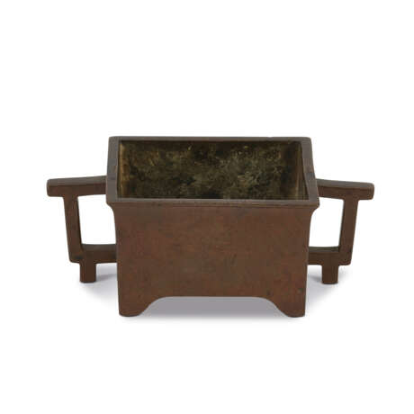 A BRONZE RECTANGULAR CENSER - photo 2