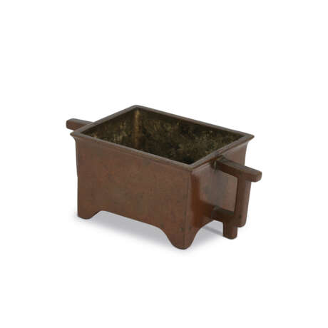 A BRONZE RECTANGULAR CENSER - Foto 3