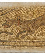 Мозаика. A ROMAN MARBLE MOSAIC OF A DOG