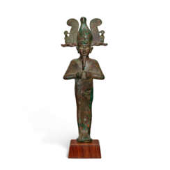 AN EGYPTIAN BRONZE OSIRIS