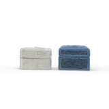 TWO PORCELAIN SEAL PASTE BOXES AND COVERS - Foto 8
